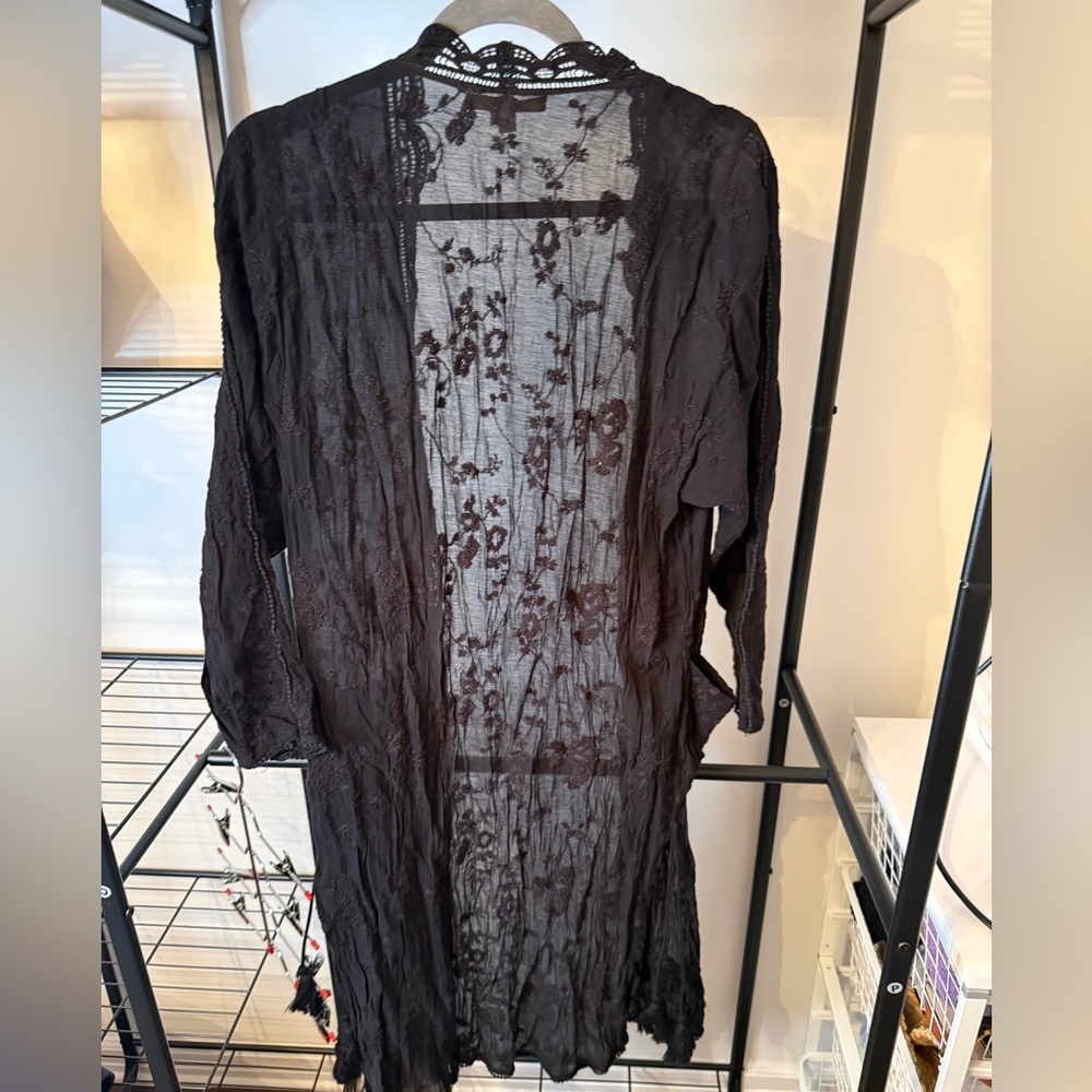 Zara black cardigan